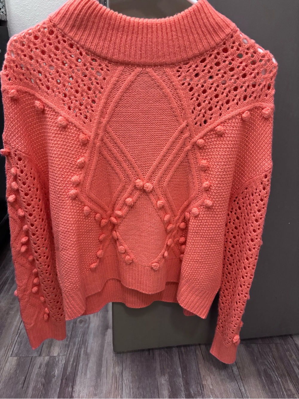 Rock & Roll Cowgirl Coral Knit
Turtleneck Sweater